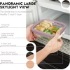 image:image10Pack Glass Food Storage Containers with Tempered Glass Lids  Borosilicate Airtight OvenSafe 4F950F BPAFree 44 amp 16 Cup LeakProof Dishwasher Safe Pink