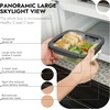 image:image12Pack Glass Containers with Tempered Lids  Borosilicate OvenSafe4F950F Airtight BPAFree MultiSize for Meal Prep Dishwasher Safe 16 cups to 64 cups PinkTempered Lids Gray