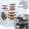 image:image15Pack Glass Food Storage Containers with Tempered Lids  Borosilicate Airtight OvenSafe 4F950F BPAFree 44 amp 16 Cup LeakProof Dishwasher Safe