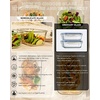 image:image4Pack Glass Food Storage Containers with Tempered Glass Lids 2x 47 Cup amp 2x 93 Cup Airtight Oven amp Microwave Safe Borosilicate Glass 4F to 950FGray