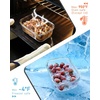 image:image4Pack Glass Food Storage Containers with Tempered Glass Lids 2x 47 Cup amp 2x 93 Cup Airtight Oven amp Microwave Safe Borosilicate Glass 4F to 950FGray