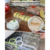 image:image4Pack Glass Food Storage Containers with Tempered Glass Lids 2x 47 Cup amp 2x 93 Cup Airtight Oven amp Microwave Safe Borosilicate Glass 4F to 950FLight gray