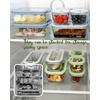 image:image4Pack Glass Food Storage Containers with Tempered Glass Lids 2x 47 Cup amp 2x 93 Cup Airtight Oven amp Microwave Safe Borosilicate Glass 4F to 950FOlive green