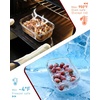 image:image4Pack Glass Food Storage Containers with Tempered Glass Lids 2x 47 Cup amp 2x 93 Cup Airtight Oven amp Microwave Safe Borosilicate Glass 4F to 950FPink