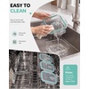image:image8Pack Borosilicate Glass Food Storage Containers with Airtight Lids  Microwave Oven Freezer Safe LeakProof BPAFree  Meal Prep Baking amp Gift SetPlastic Lids